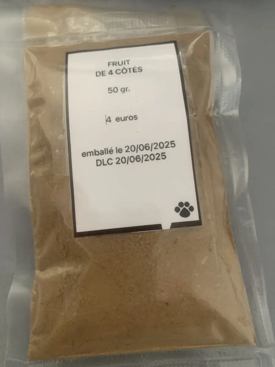 Fruit de 4 côte en poudre