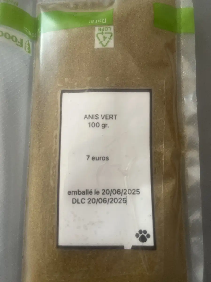 Anis vert en poudre